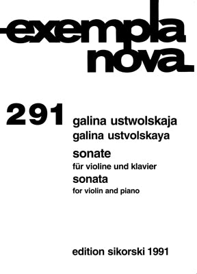 Product Cover for Galina Ustvolskaya – Sonata for Violin and Piano
