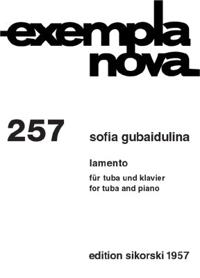 Product Cover for lamento für tuba und klavier (1977)