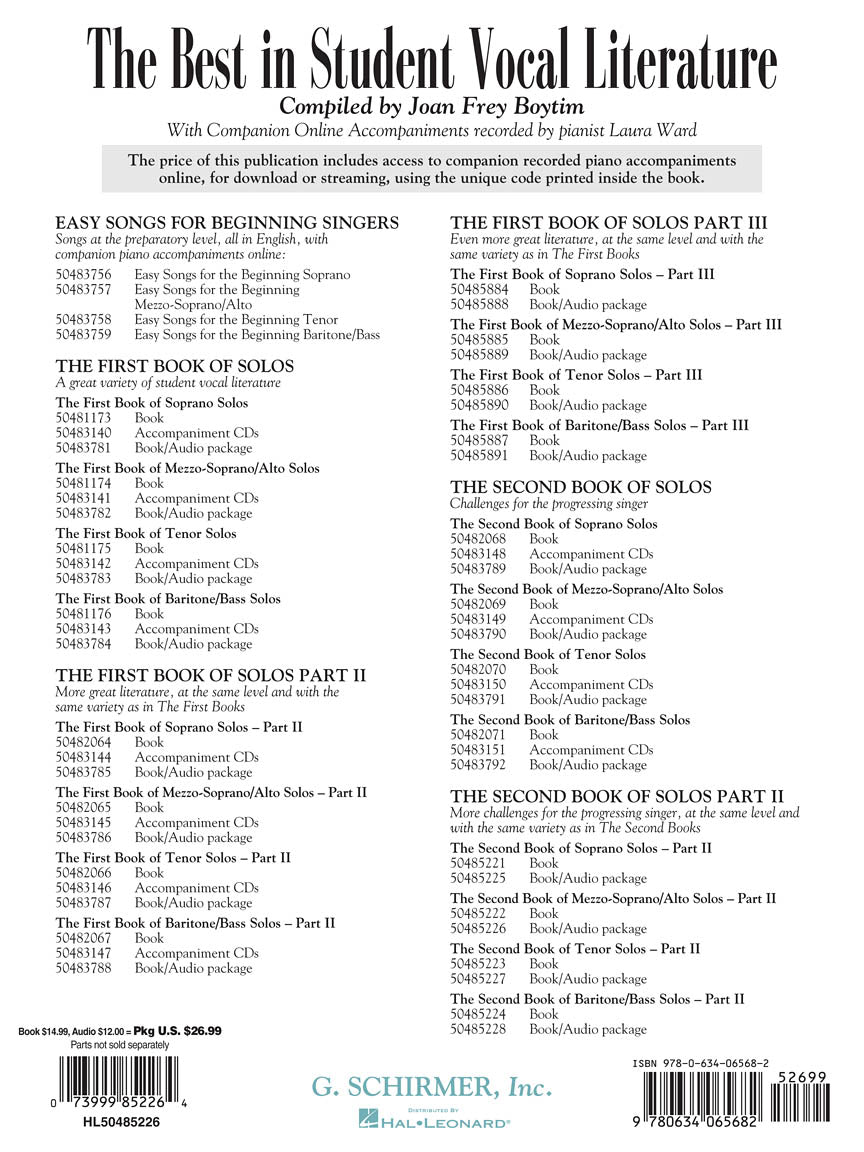 The Second Book of Mezzo-Soprano Solos Part II - sample page 2