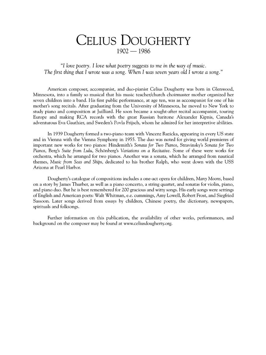 Celius Dougherty – Folksongs and Chanties - sample page 3