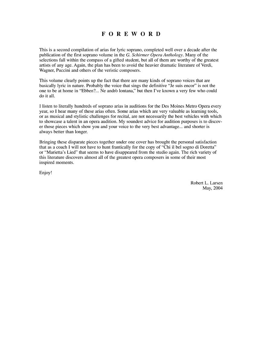 Arias for Soprano, Volume 2 - sample page 2