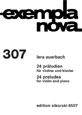 Product Cover for 24 Preludes for Violin and Piano