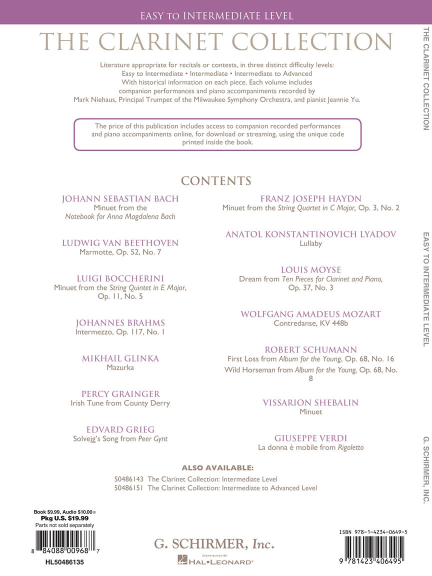 The Clarinet Collection - sample page 2