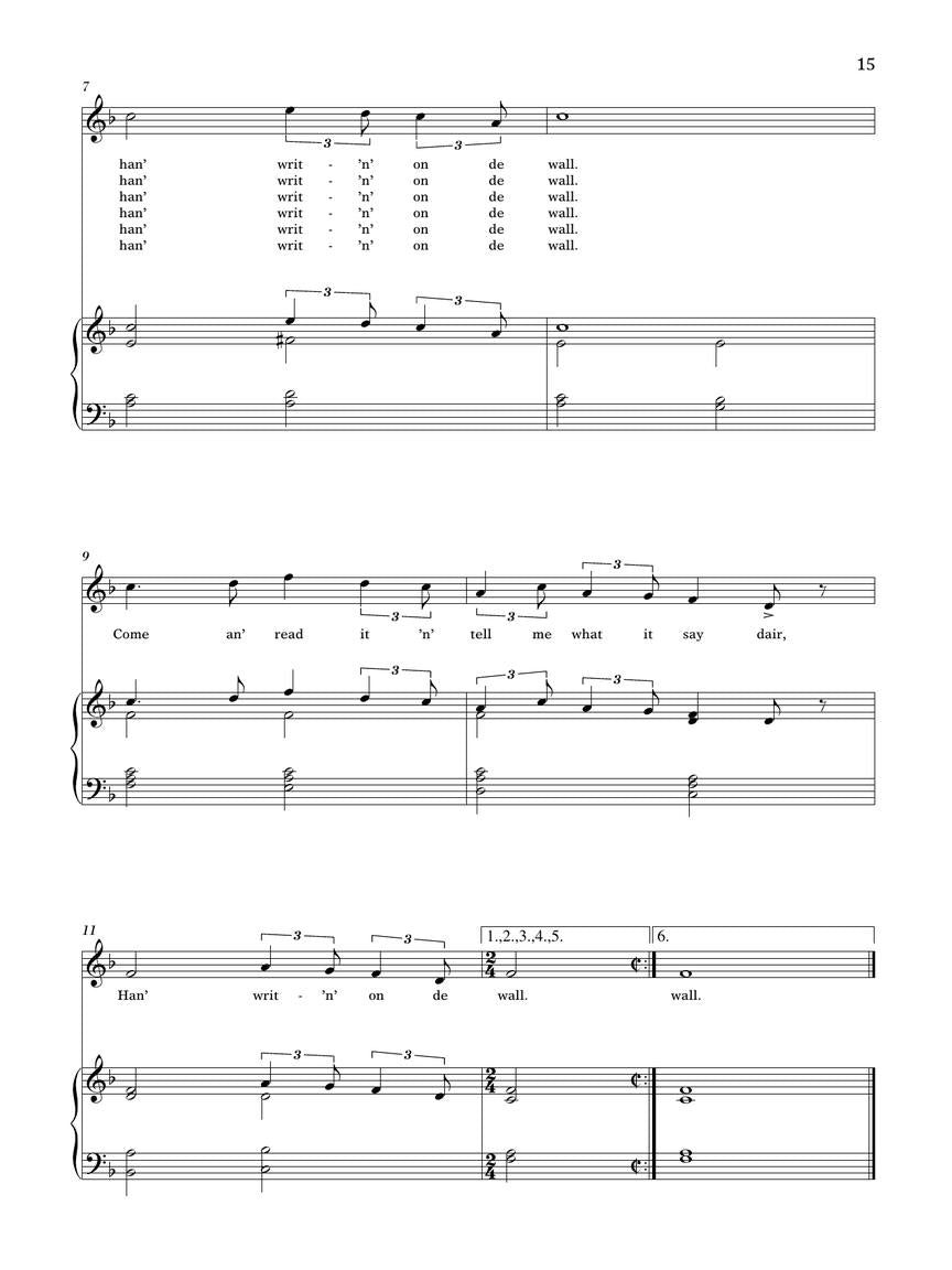 30 Spirituals - sample page 7