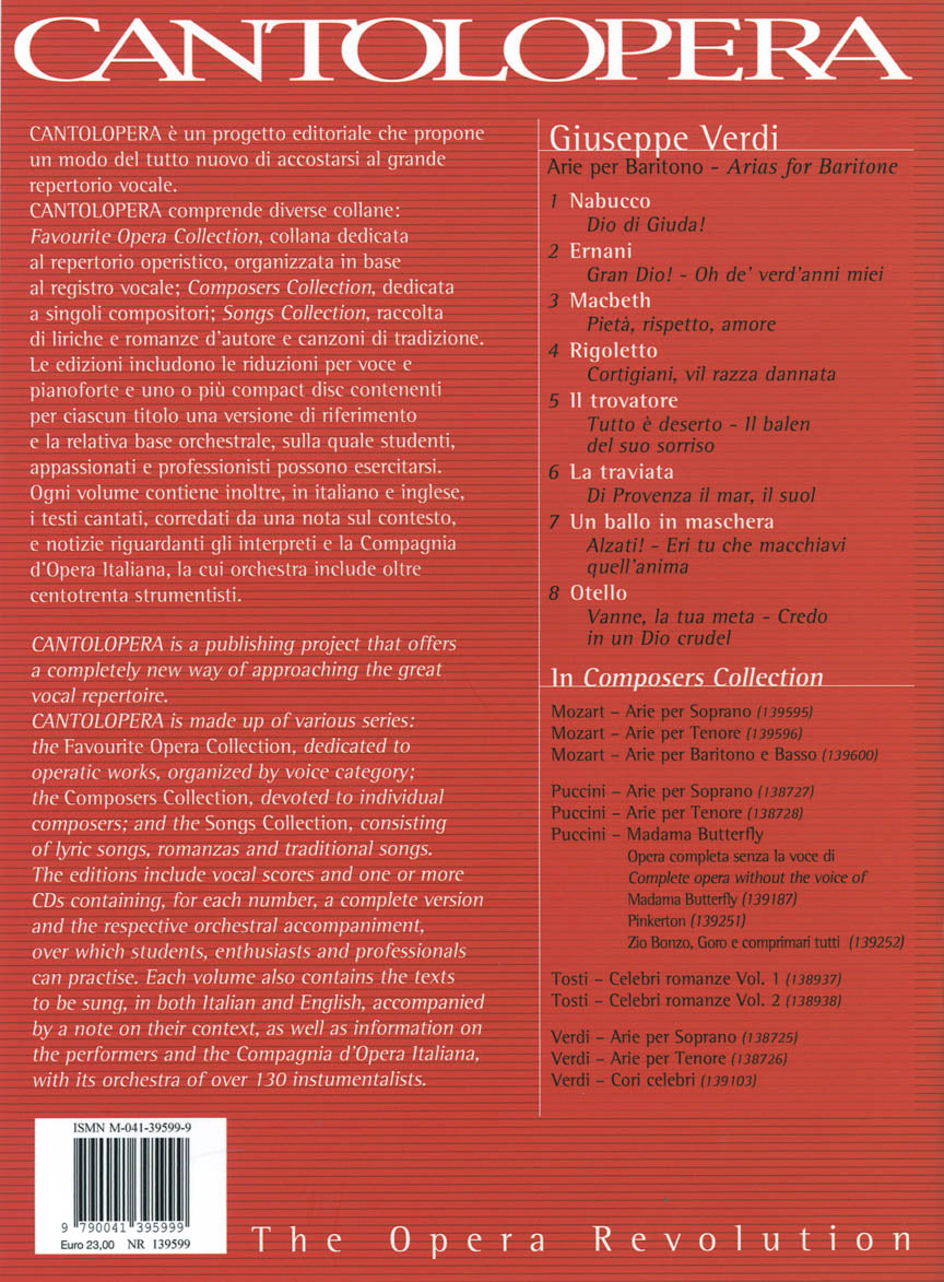 Verdi Arias for Baritone - sample page 2