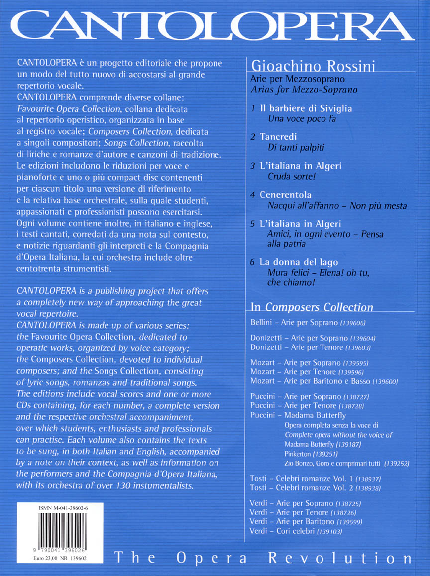 Rossini Arias for Mezzo-Soprano - sample page 2