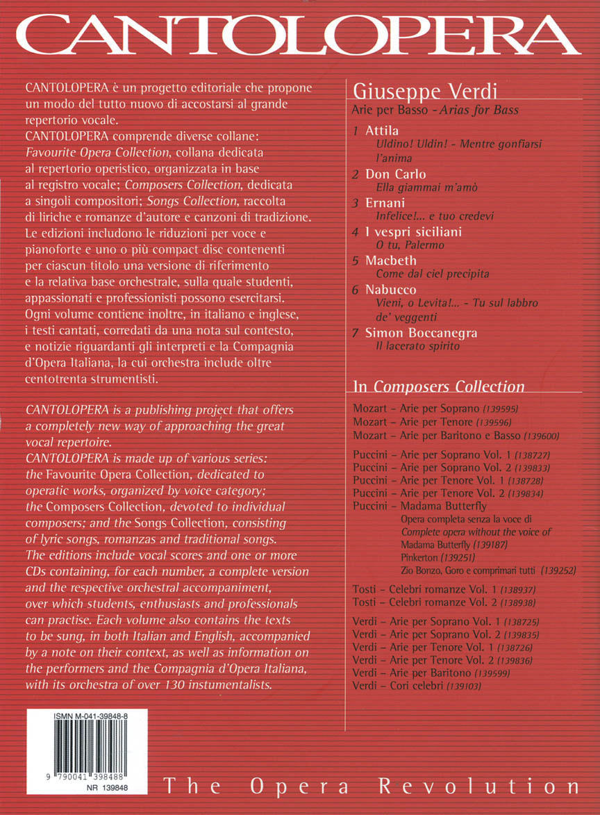 Verdi Arias for Bass - sample page 2