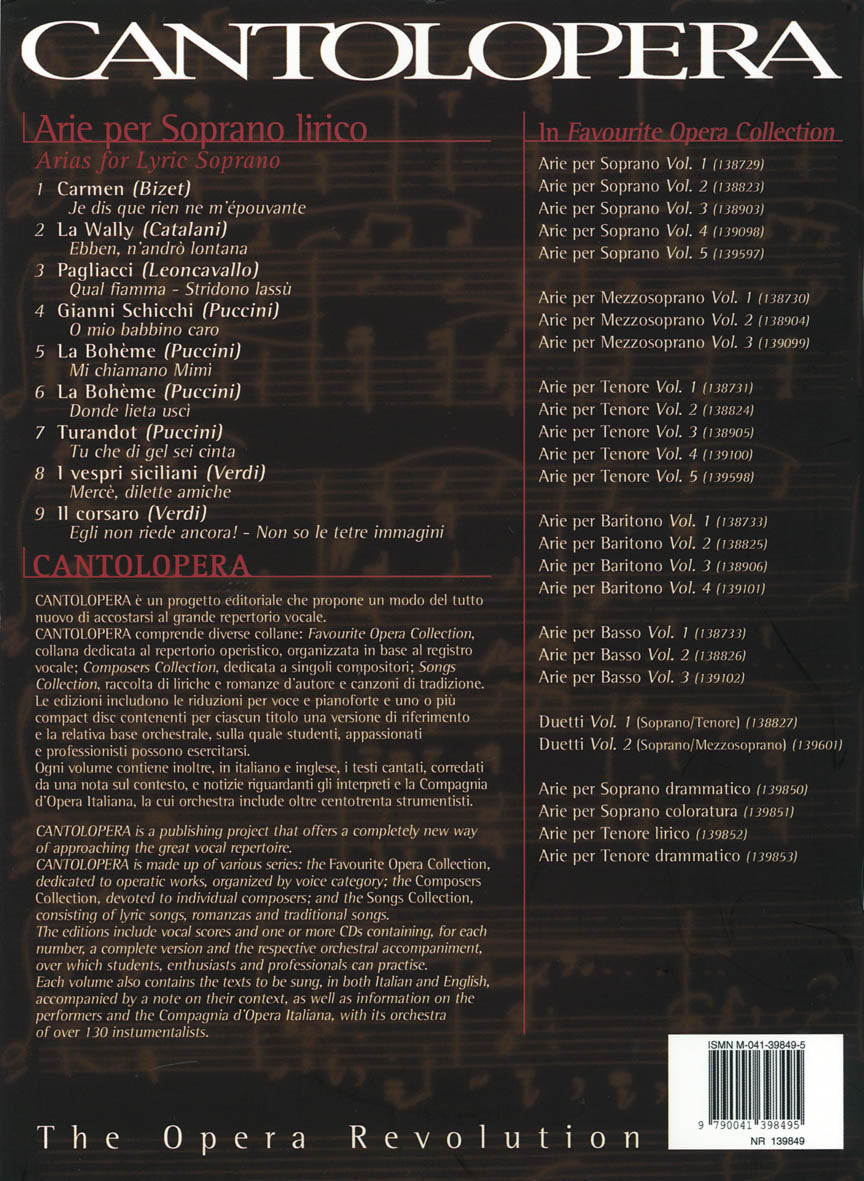 Arias for Lyric Soprano - sample page 2
