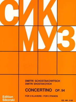 Product Cover for Concertino for 2 Pianos, Op. 94