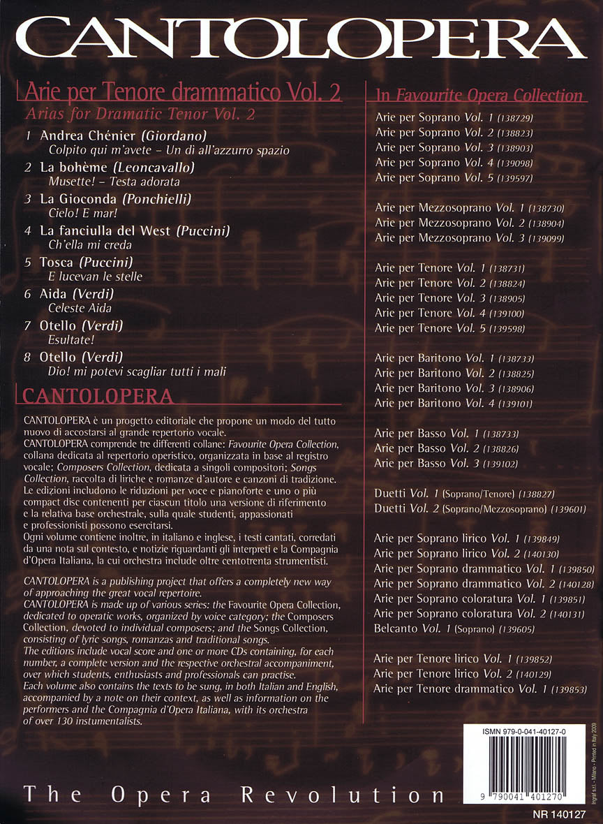 Arias for Dramatic Tenor, Vol. 2 - sample page 2