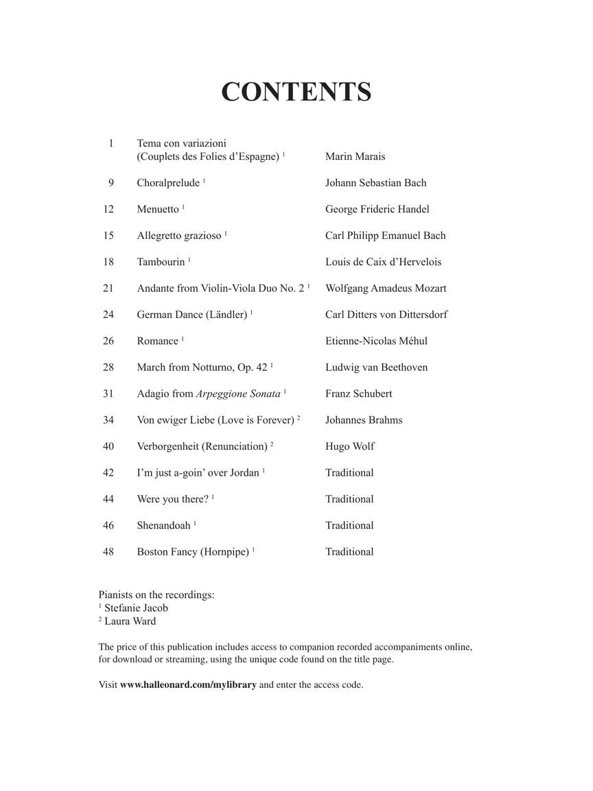 Solos for the Viola Player - sample page 2