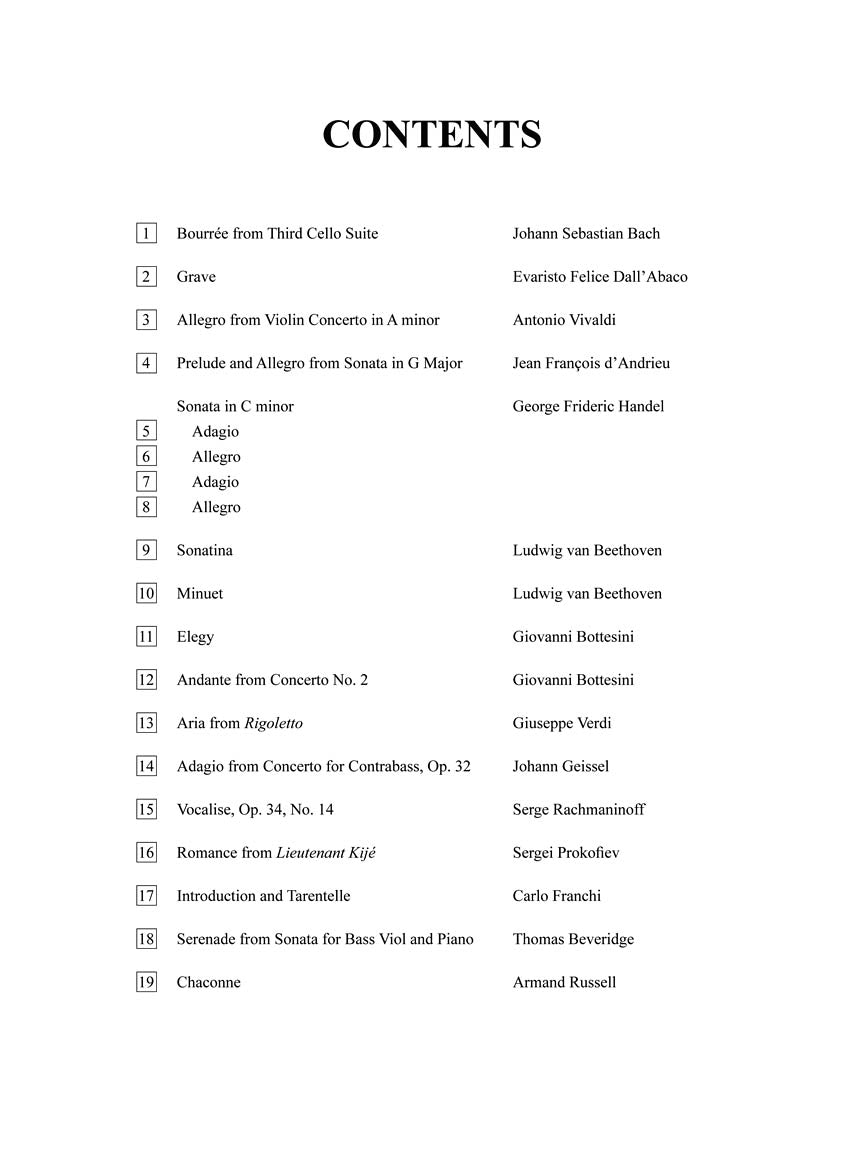 Solos for the Double Bass Player - sample page 2