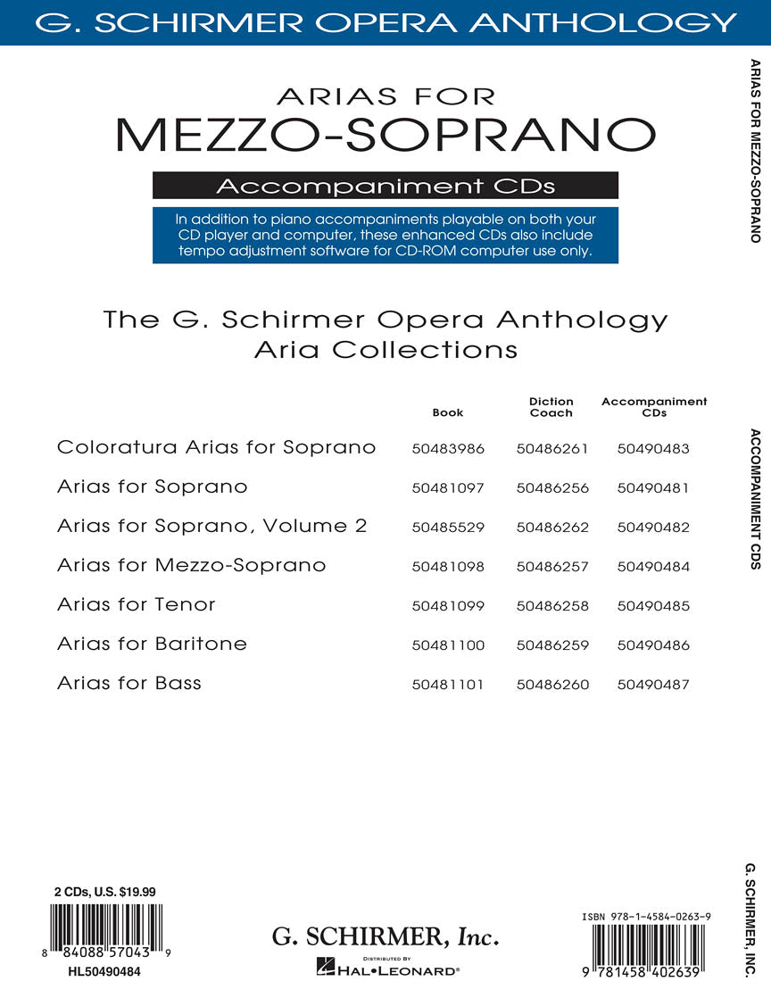 Arias for Mezzo-Soprano - sample page 2