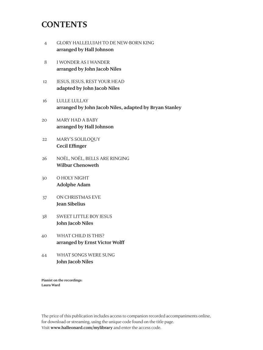 12 Christmas Vocal Solos for Classical Singers - sample page 2