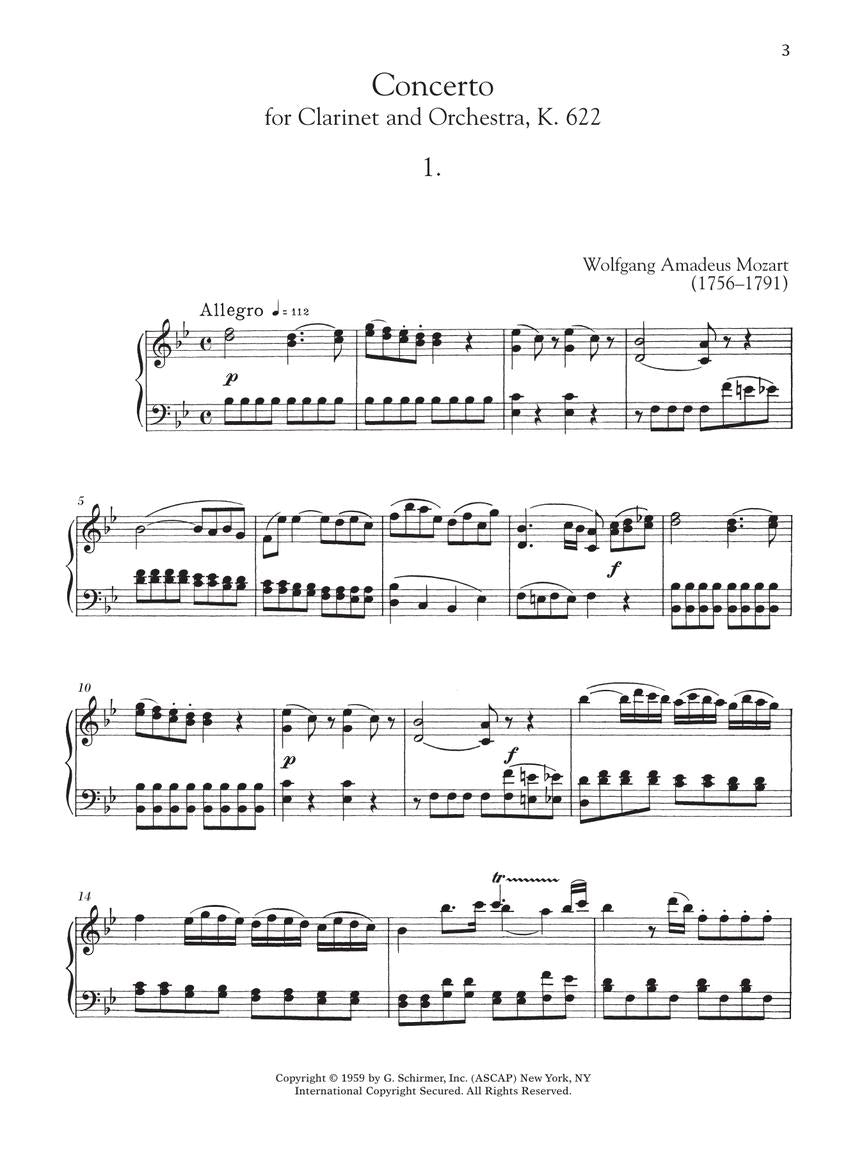 Wolfgang Amadeus Mozart – Concerto for Clarinet, K. 622 - sample page 4
