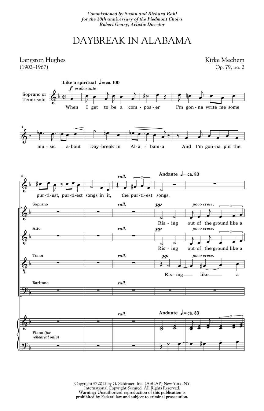 Daybreak in Alabama - sample page 1