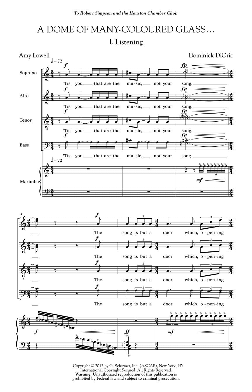 A Dome of Many-Coloured Glass... - sample page 1