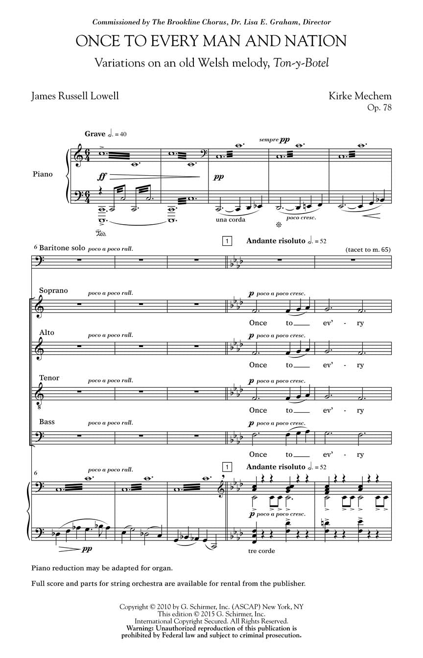 Once to Every Man and Nation - sample page 1