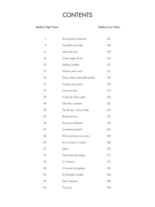 24 Italian Songs & Arias Complete - sample page 2