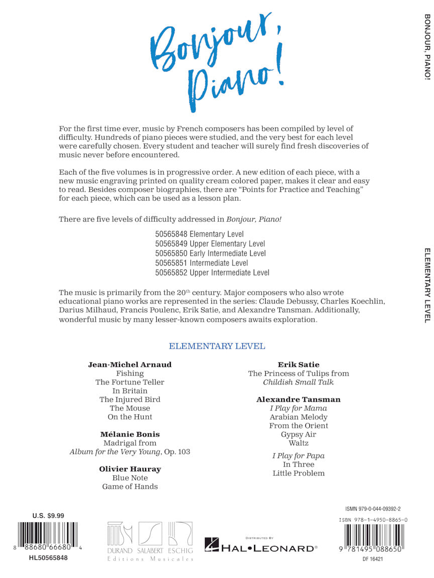 Bonjour, Piano! – Elementary Level - sample page 2