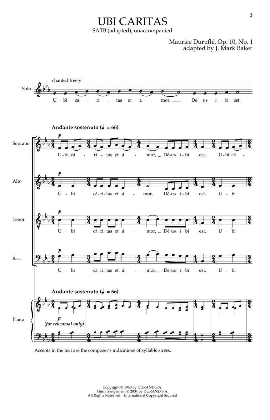 Ubi Caritas - sample page 3