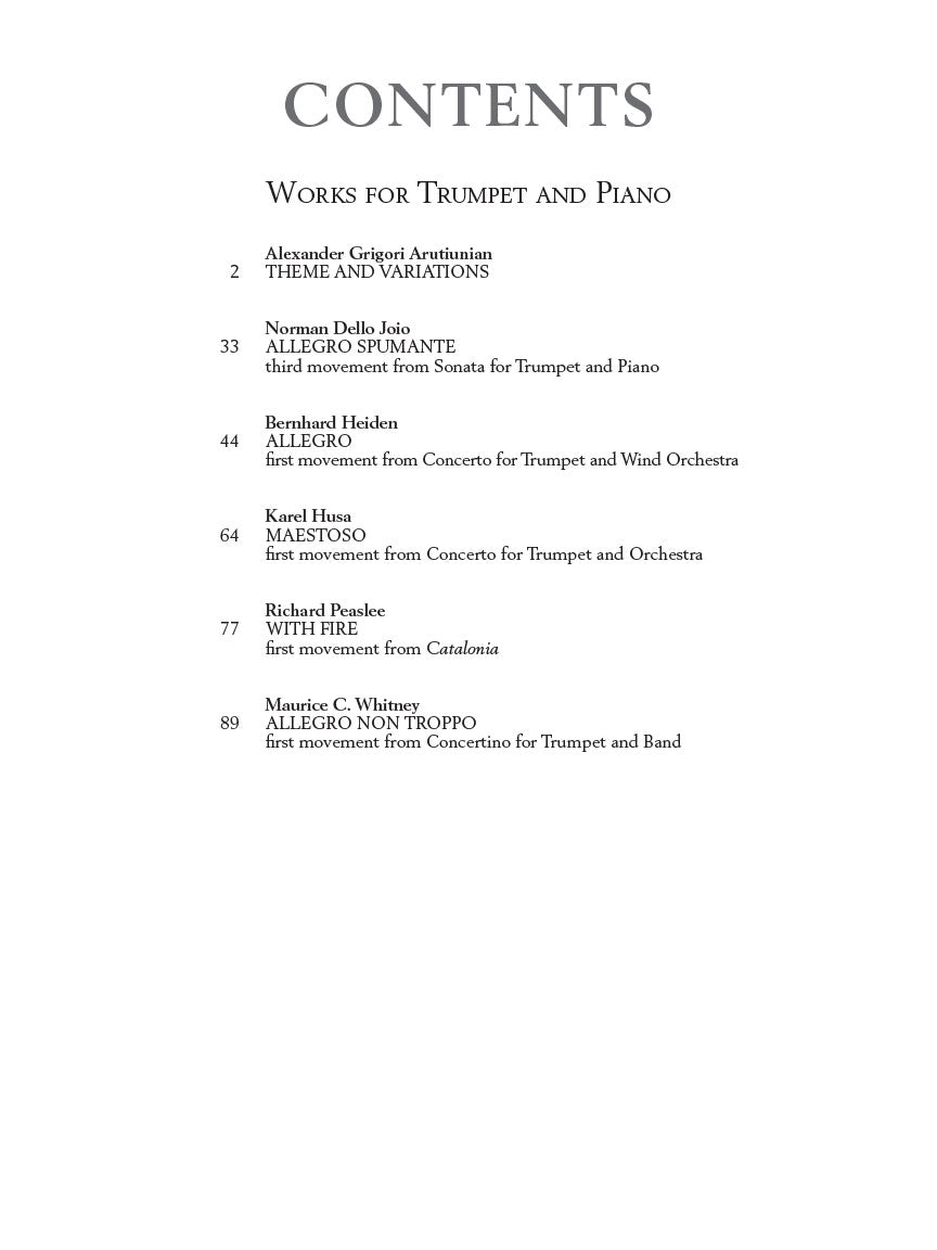 The G. Schirmer Trumpet Anthology - sample page 2