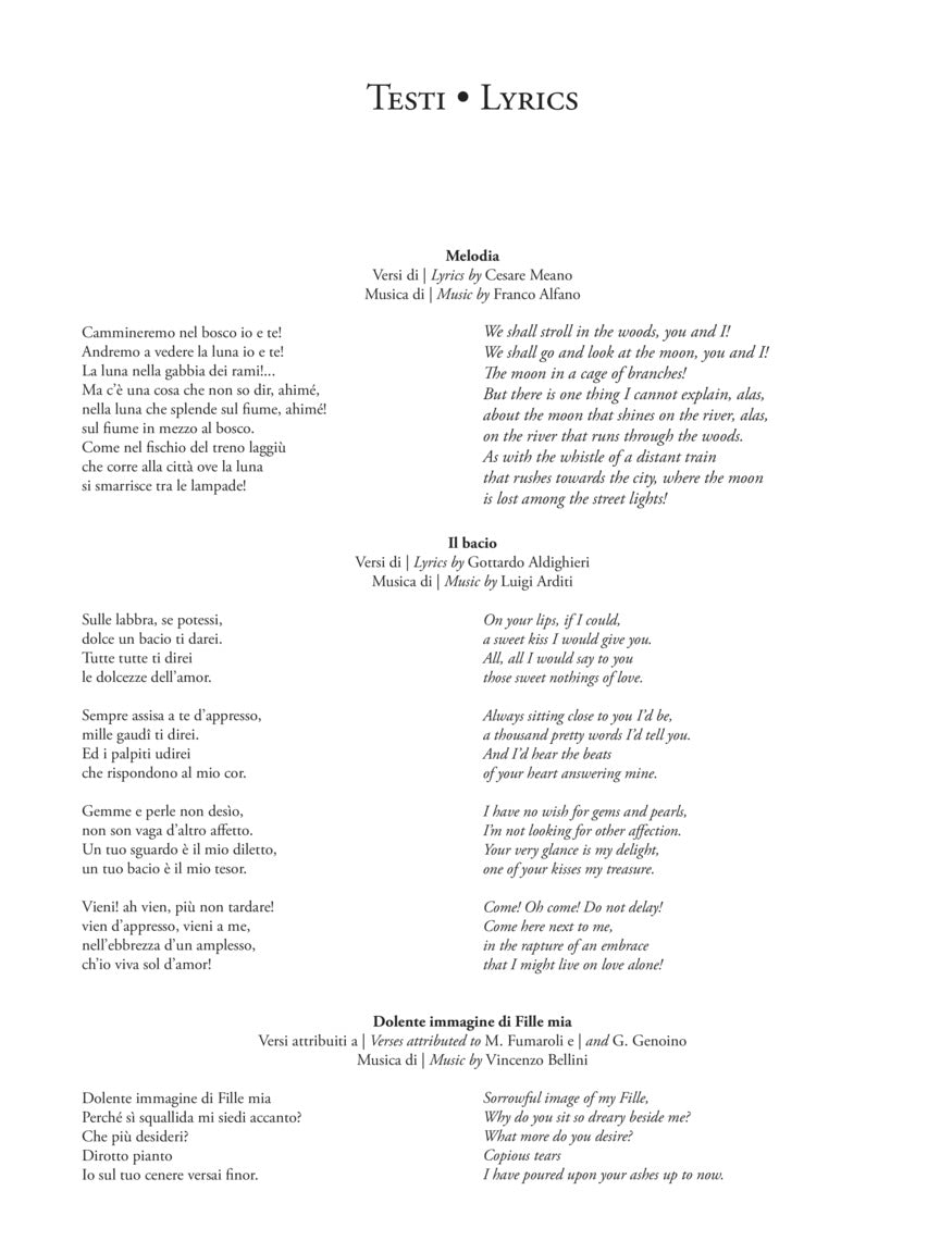 Italian Art Songs - sample page 5