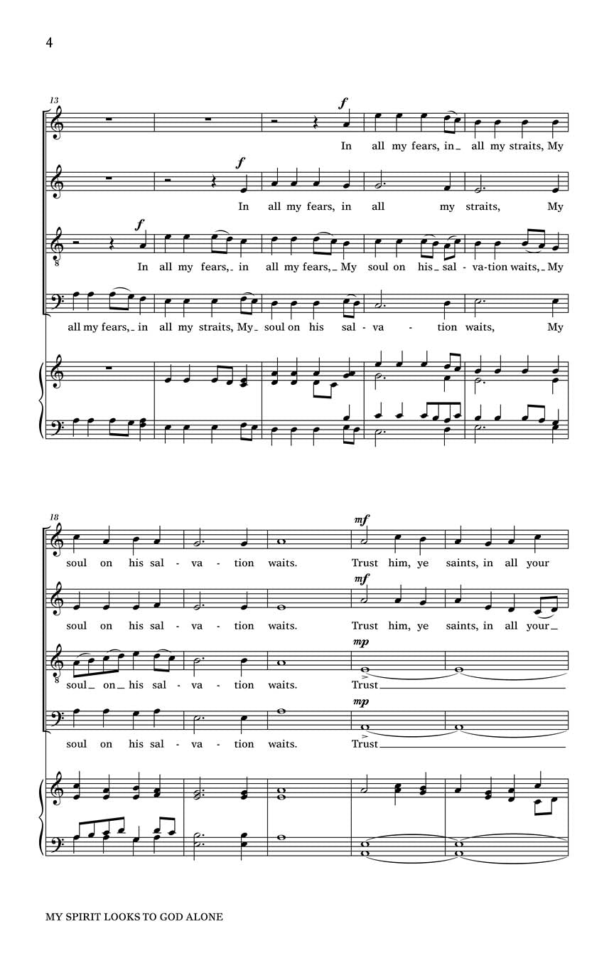 My Spirit Looks to God Alone - sample page 2