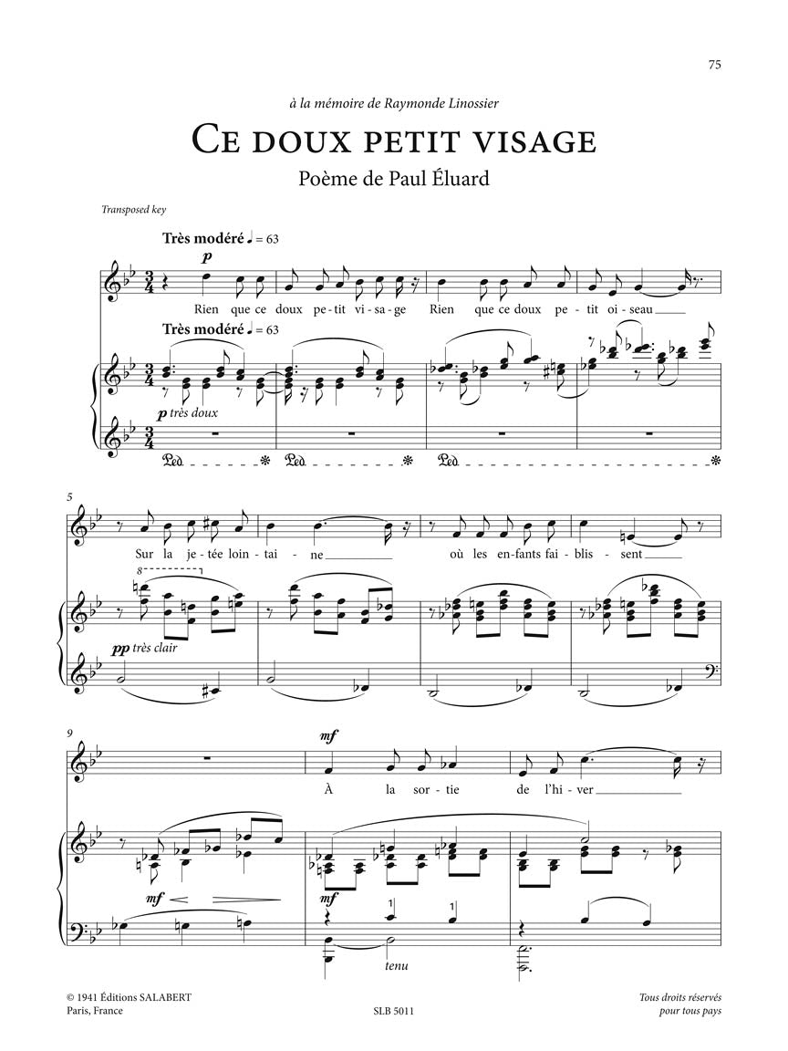 50 Mélodies (50 Songs) - sample page 2