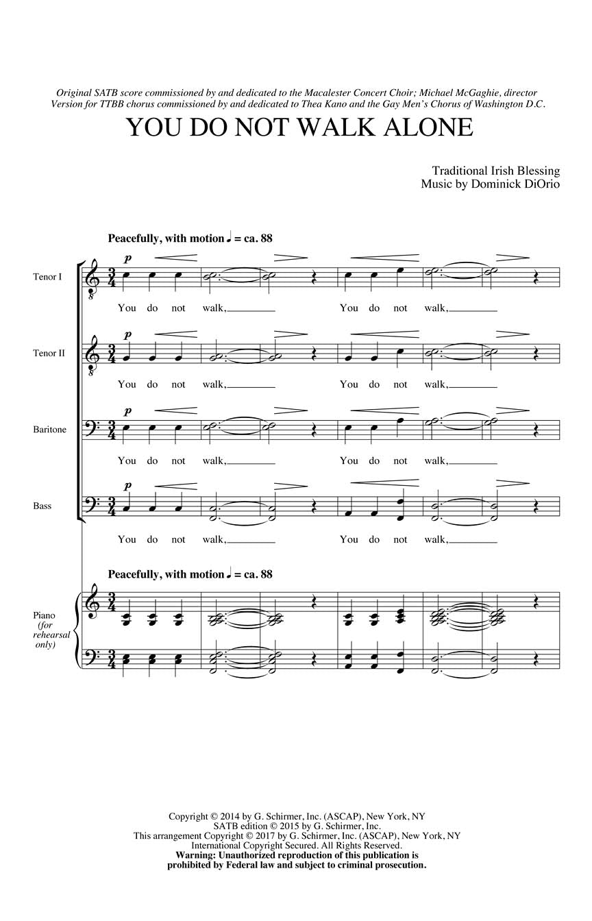 You Do Not Walk Alone - sample page 1