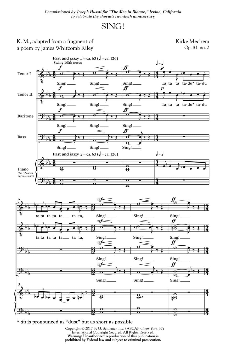 Sing! - sample page 1