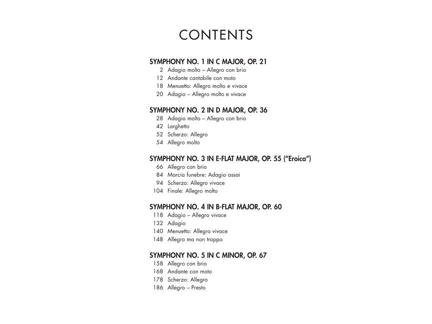 Beethoven Symphonies: Complete for 1 Piano, 4 Hands - sample page 2