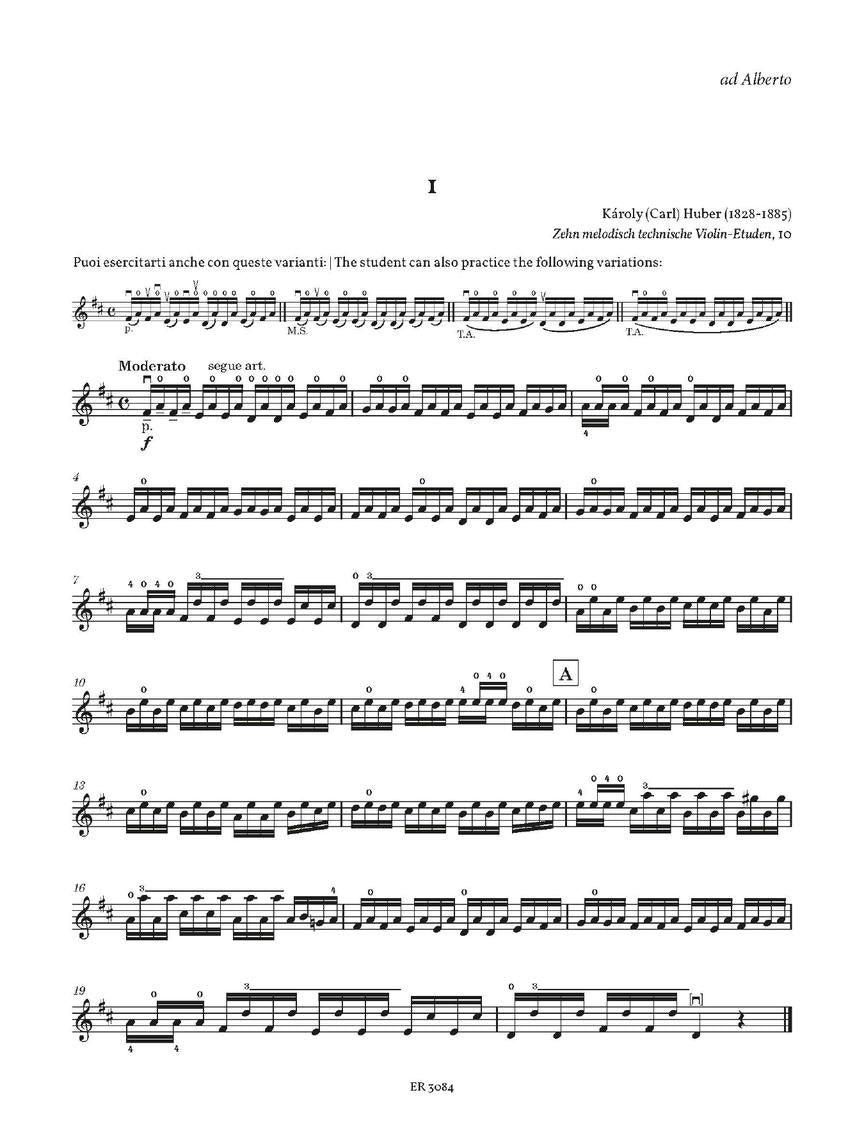 Studies for Violin - Fasc. II: IV-V Positions - sample page 2