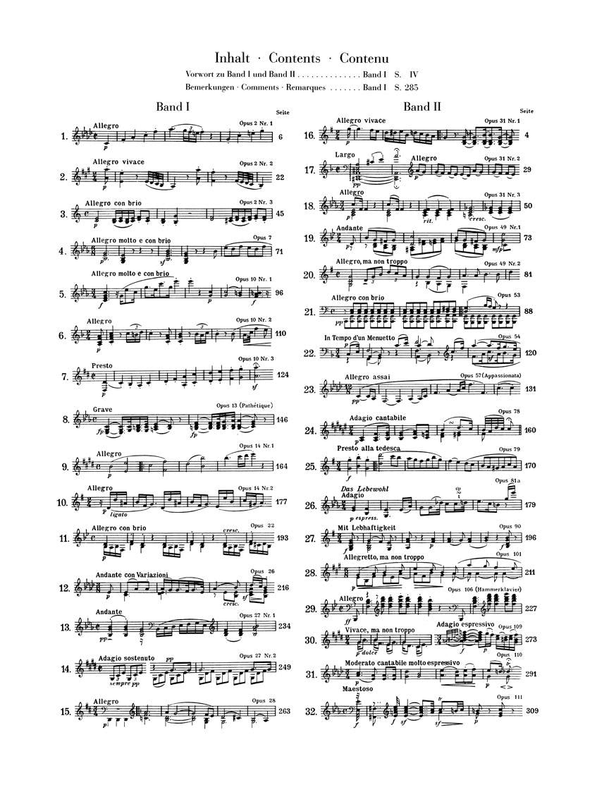 Piano Sonatas – Volume II - sample page 1