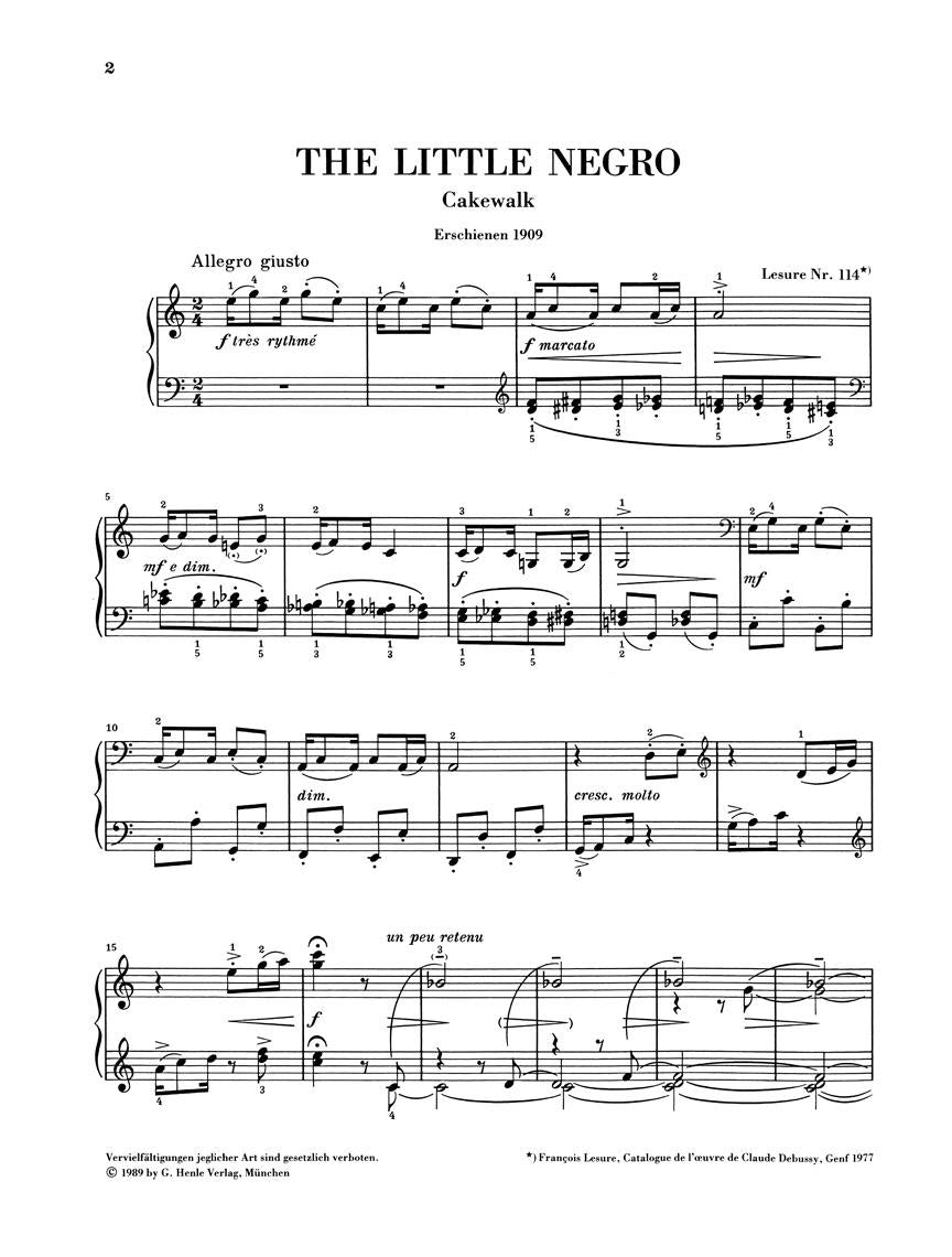 The Little Negro - sample page 1