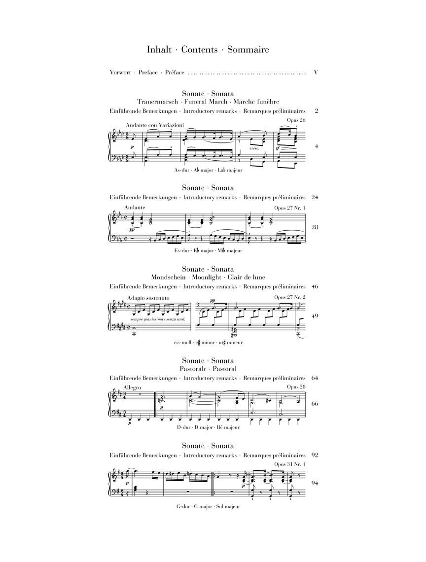 Piano Sonatas Volume 2 - sample page 1