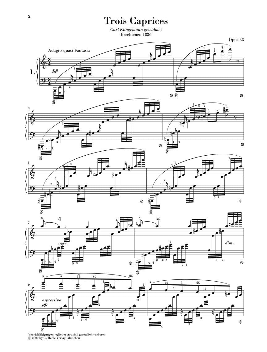 Piano Works – Volume II - sample page 1