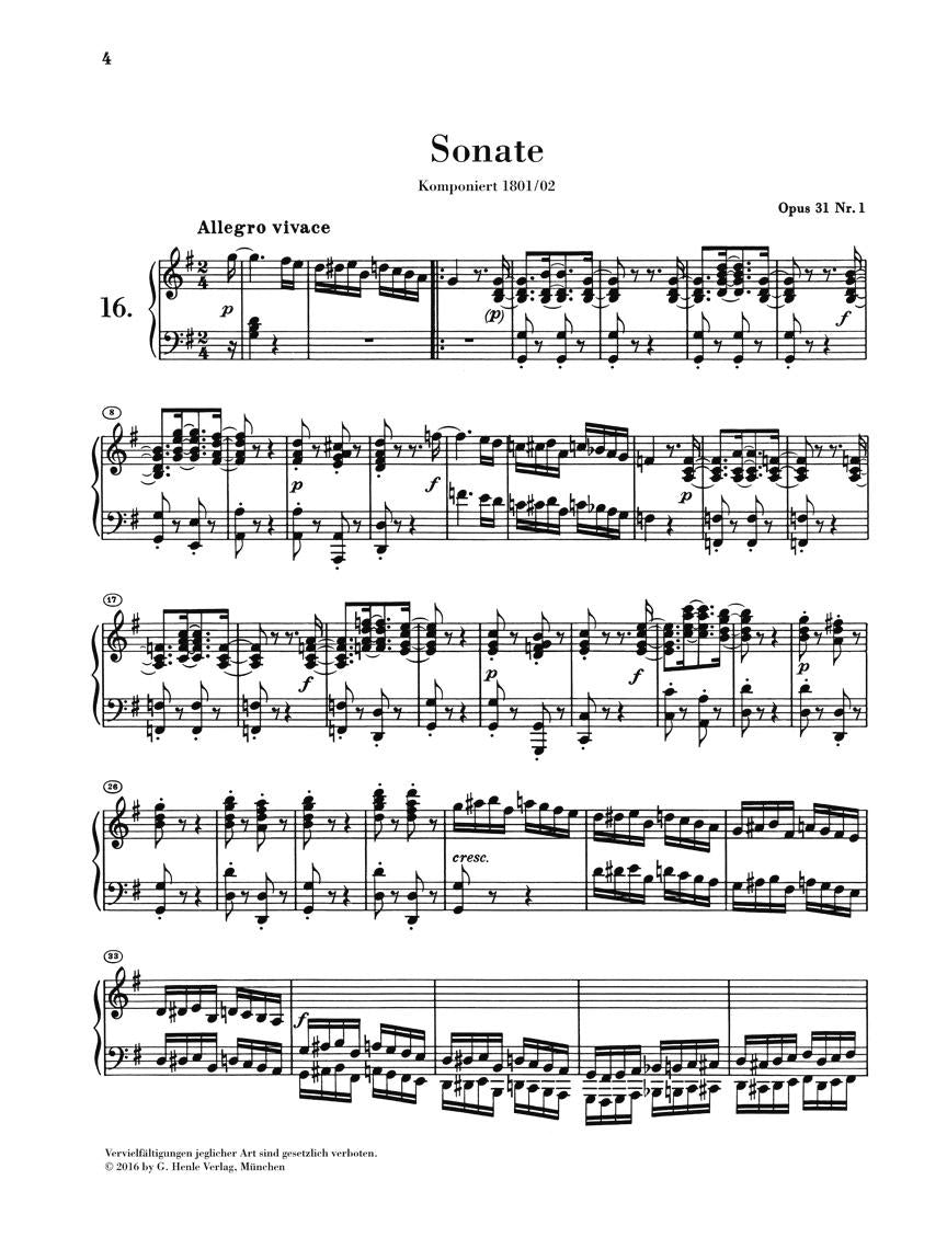 Piano Sonatas Volume 2 - sample page 1