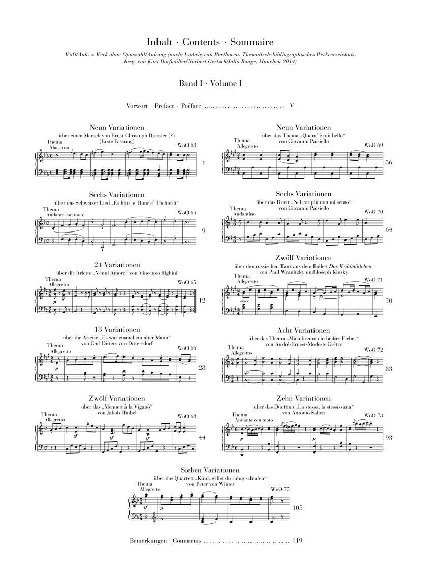 Variations for Piano - sample page 1