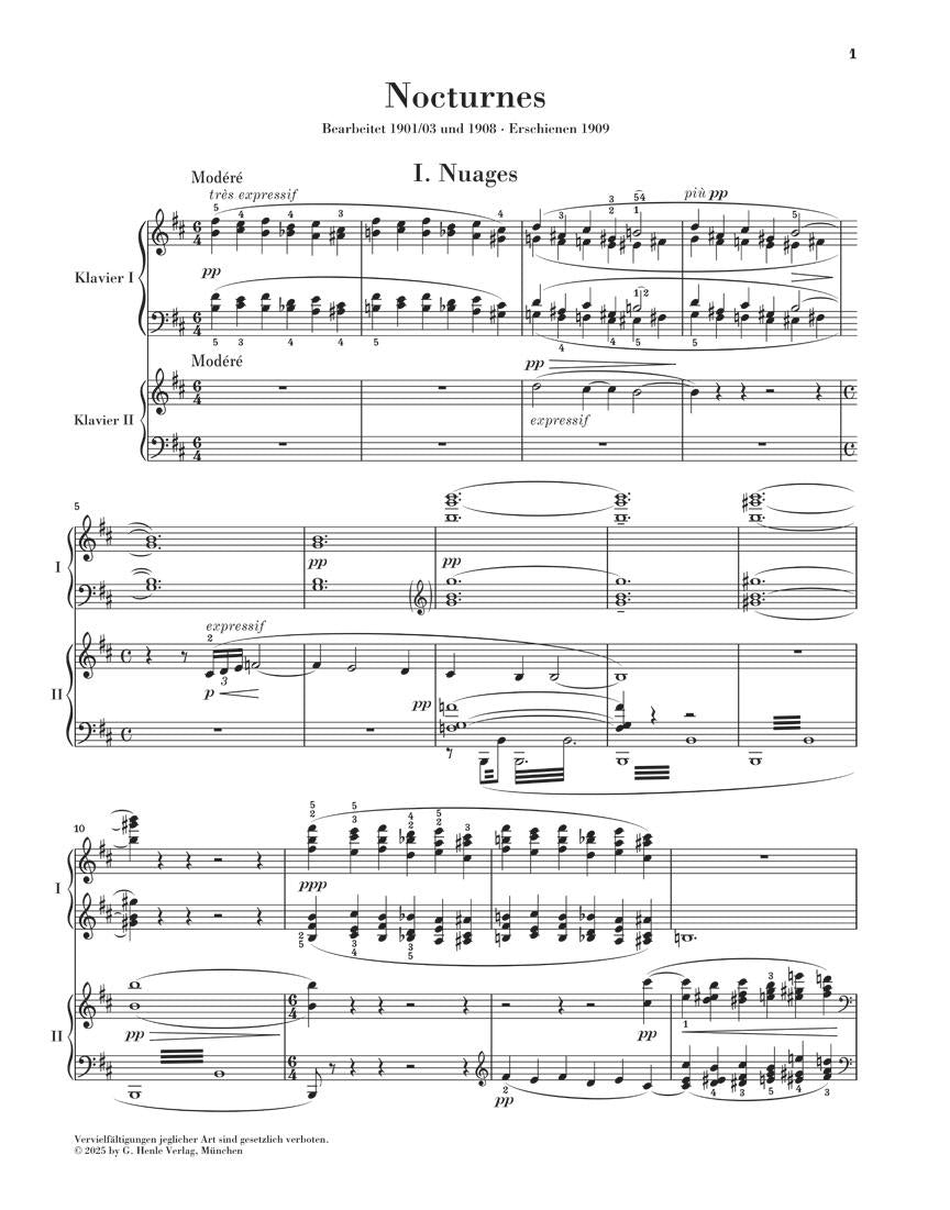 Nocturnes - sample page 1