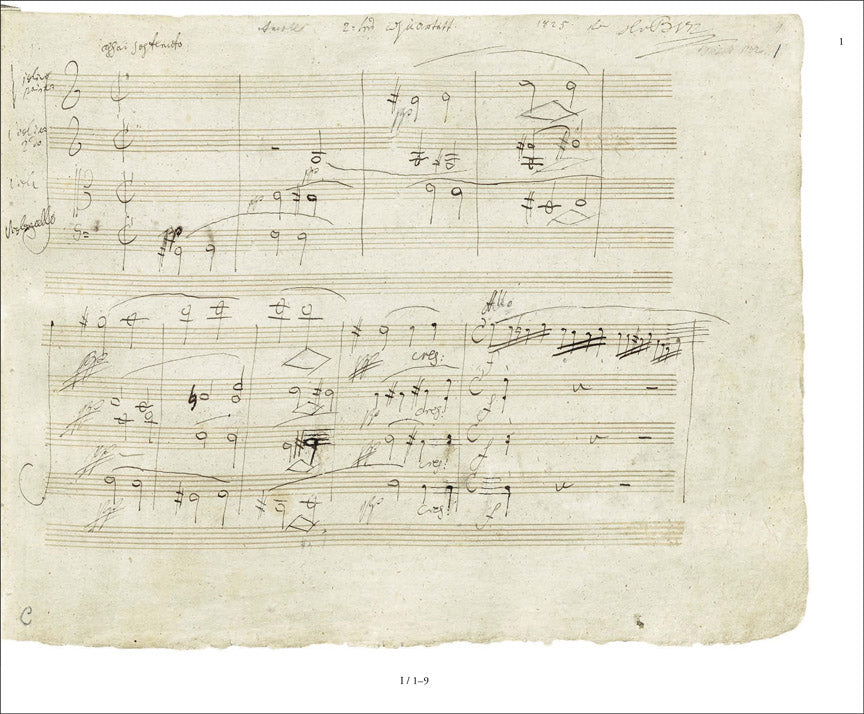 String Quartet in A Minor, Op. 132 - sample page 1