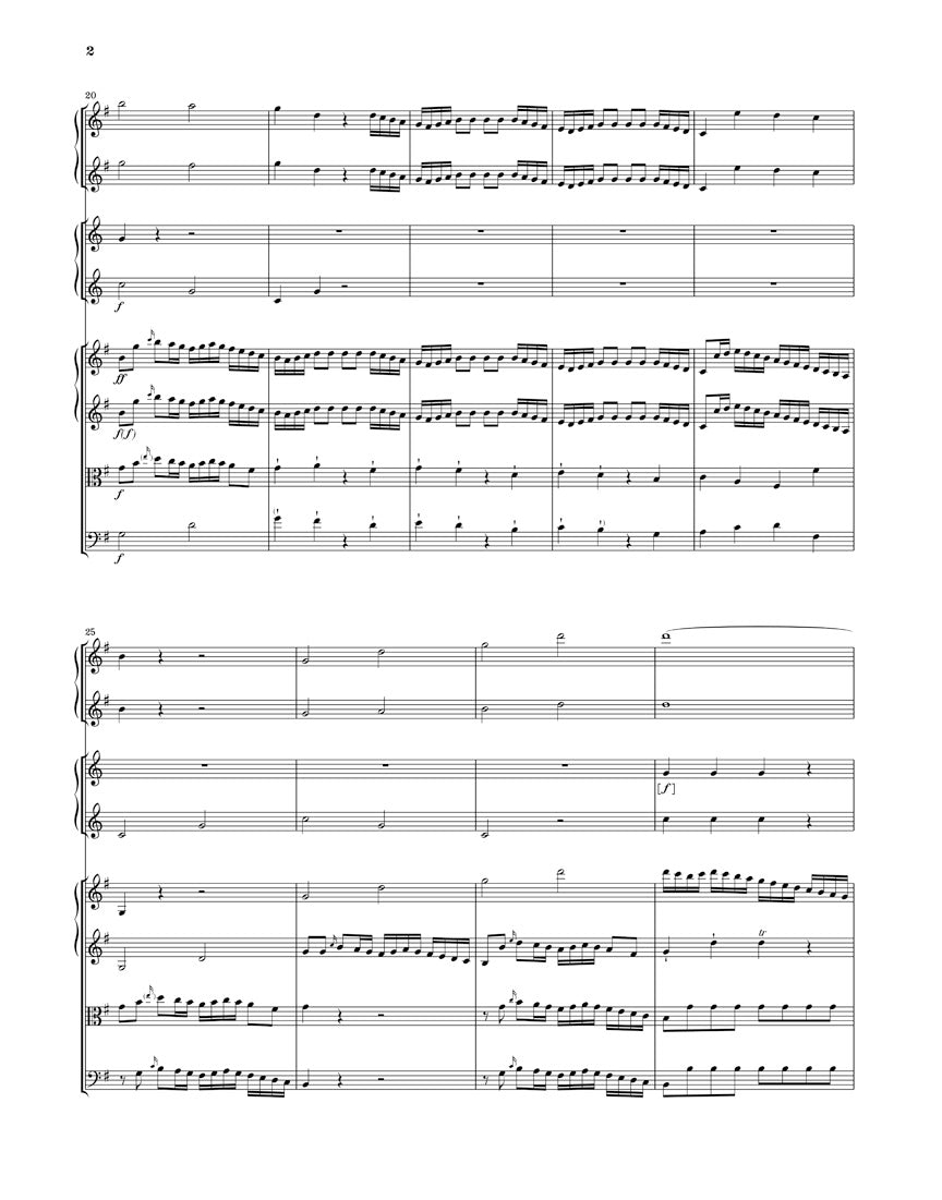 Sinfonias from ca. 1770-1774 - sample page 2