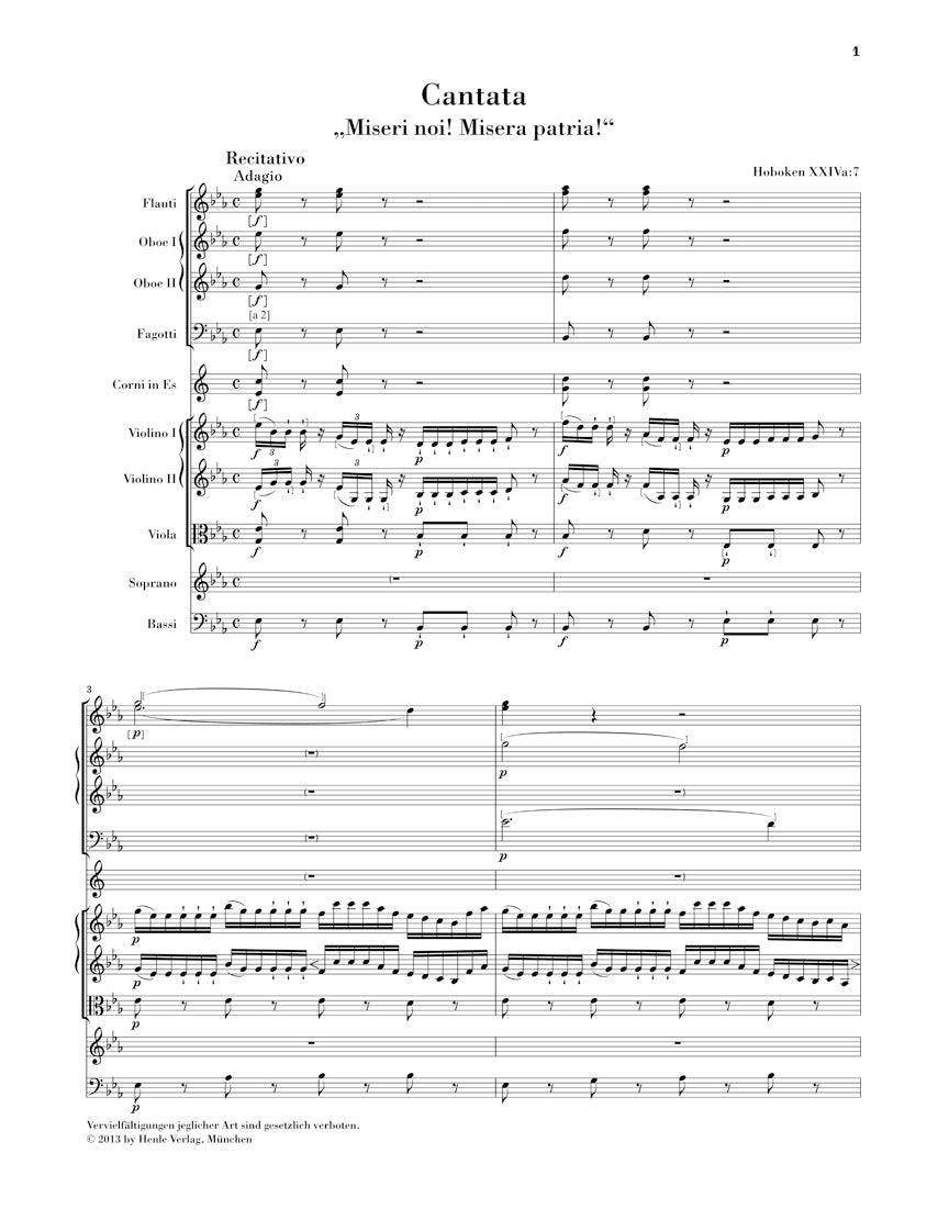 Arias, Scenes and Ensembles with Orchestra, 2 Series - sample page 1