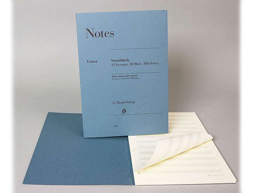 Henle Music Manuscript Notepad - sample page 2