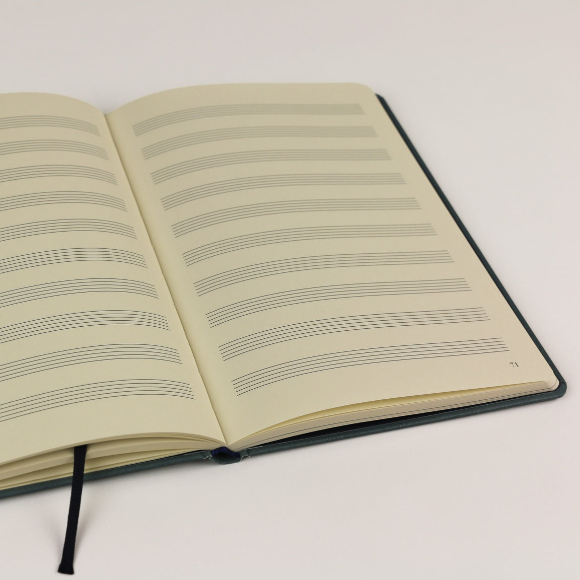 Notes Music Journal (Medium) A5 Manuscript 156 Pages Hardcover - sample page 4