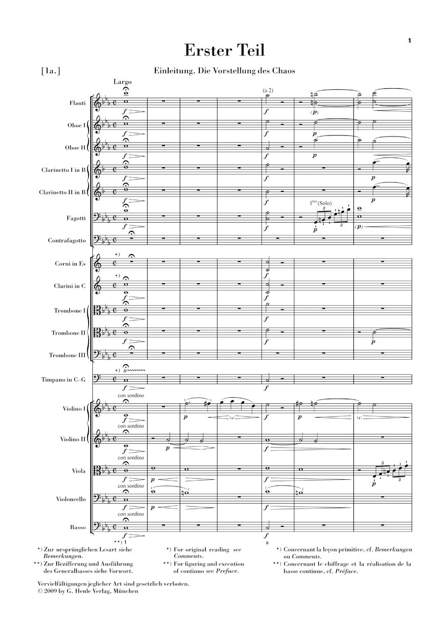 The Creation Hob.XXI:2 - sample page 1