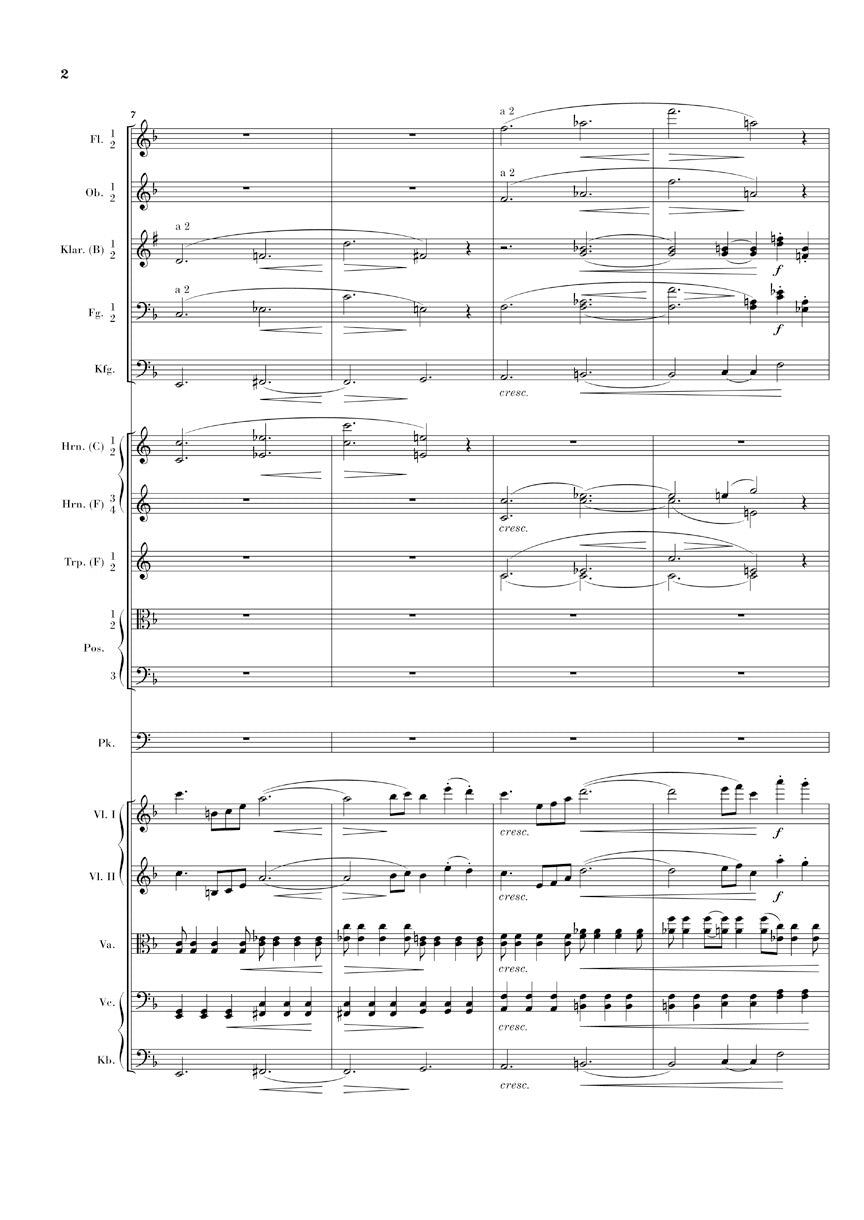 Johannes Brahms – Symphony No. 3 in F Major Op. 90 - sample page 2