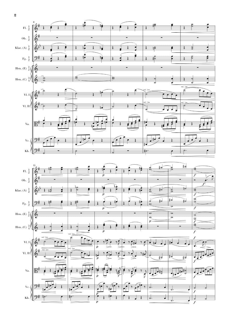 Johannes Brahms – Symphony No. 4 in E minor, Op. 98 - sample page 2