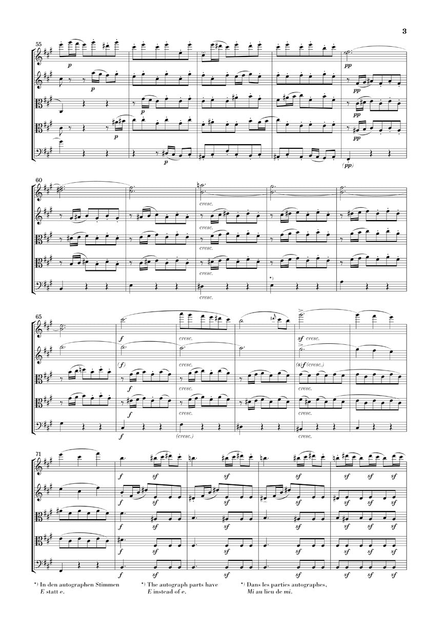 String Quintets, Op. 18 and 87 - sample page 3