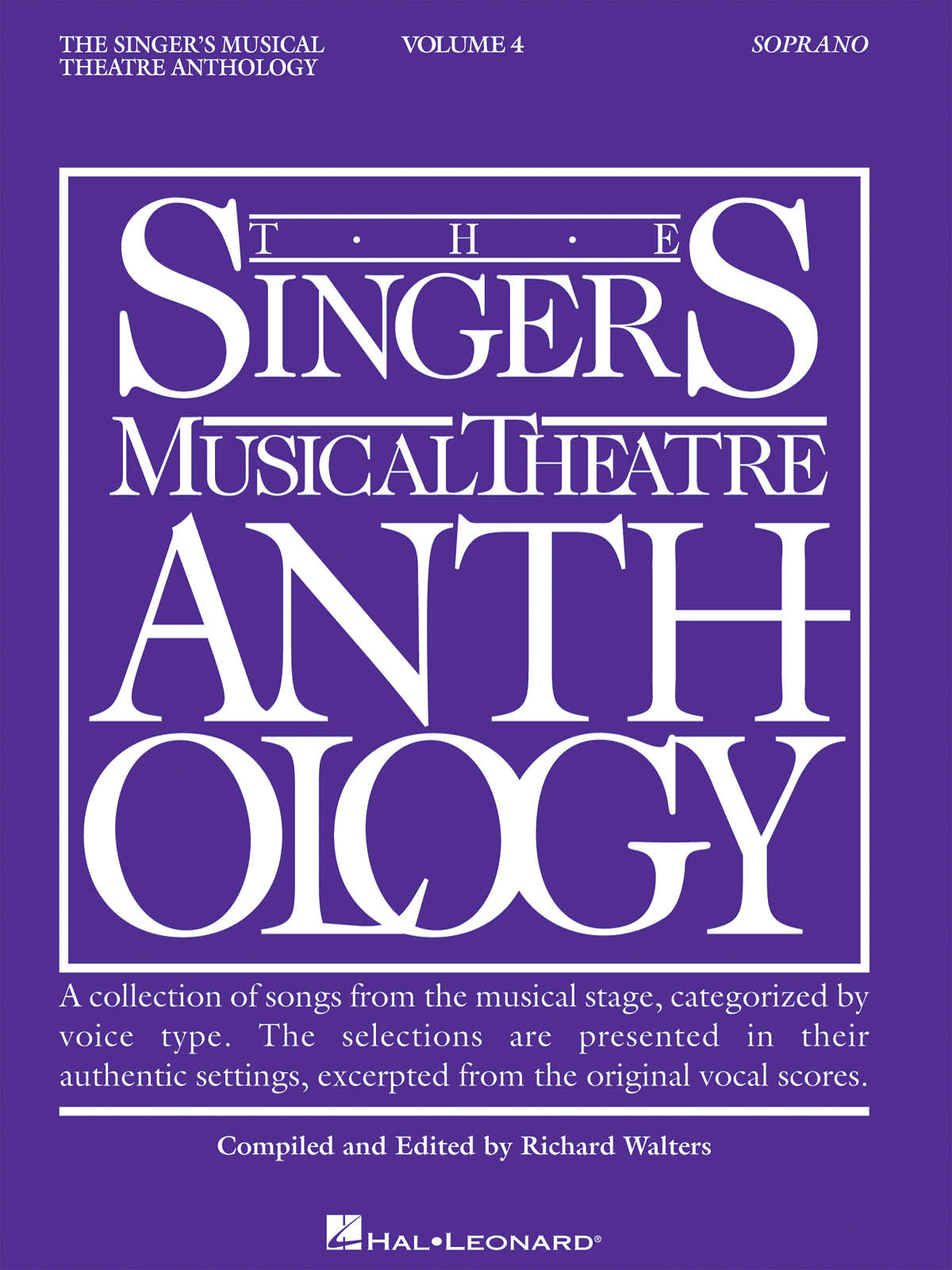 Product Cover for Singer's Musical Theatre Anthology – Volume 4